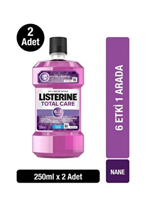Listerine Total Care Ağız Bakım Suyu 250 ml x2