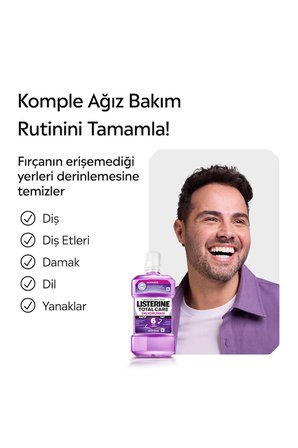 Listerine Total Care Ağız Bakım Suyu 250 ml x2
