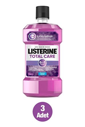 Listerine Ağız Bakım Suyu Total Care 250 ml x 3 Adet