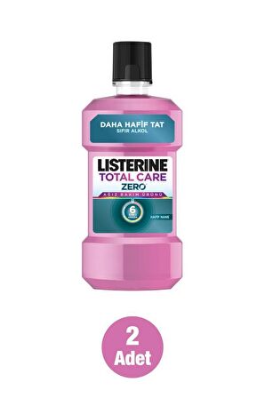 Listerine Total Care Hafif Tat Alkolsüz Ağız Bakım Suyu 500 Ml x2