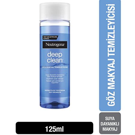  Neutrogena Deep Clean Göz Makyaj Temizleyici 125ml