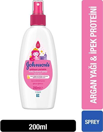 Johnsons Baby Işıldayan Parlaklık Kolay Tarama Spreyi 200 Ml