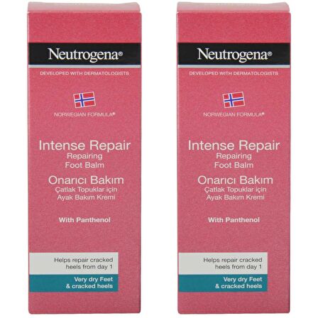 Neutrogena Topuk Çatlağı için Krem 2x50 ml