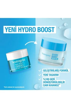 Neutrogena Hydro Boost Water Gel Temizleyici + Nemlendirici