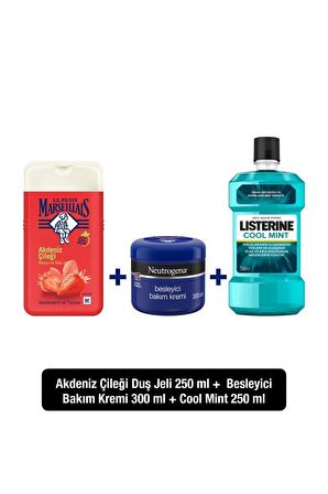 Le Petit Marseillais Akdeniz Çileği Aromalı Nemlendirici Tüm Ciltler İçin Kalıcı Kokulu Duş Jeli 300 ml