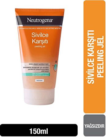 Neutrogena Sivilce Karşıtı Peeling Jel 150 Ml