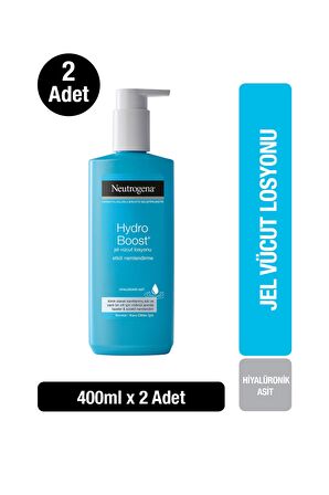 Neutrogena Hydro Boost Nemlendirici Tüm Cilt Tipleri için  Vücut Losyonu 2x400 ml 