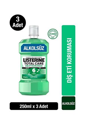 Listerine Diş ve Diş Eti Koruması Hafif Tat 250 ml x3