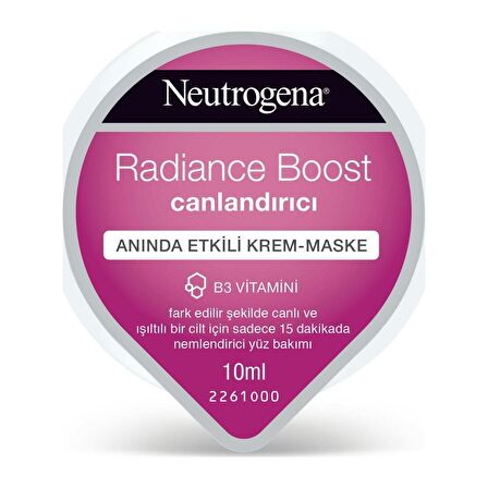 Radiance Boost Hidrojel Krem Maske 10