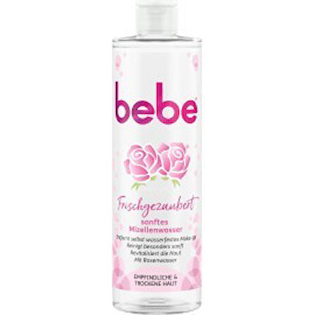 Bebe Zartpflege Canlandırıcı Micellar Water Gül Hassas/Kuru Ciltler 400Ml