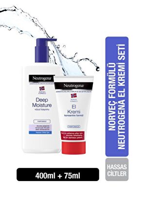 Norveç Formülü Neutrogena El Kremi Seti - Hassas Cilter