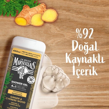 Duş Jeli Zencefil & Akdeniz Selvisi Duş Jeli 400 Ml