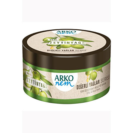 Arko Nem Değerli Yağlar Zeytinyağlı Krem  250 ML