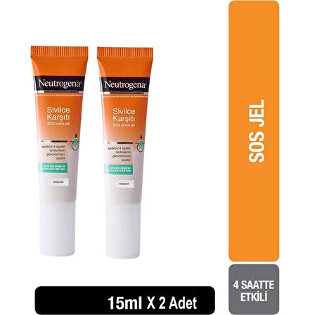 Neutrogena Sivilce Karşıtı SOS Sivilce Jeli 15 ml 2 ADET