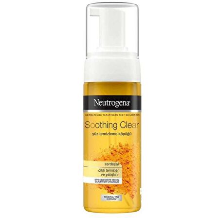 Neutrogena Soothing Clear Yüz Temizleme Köpüğü - Zerdeçal 150 Ml