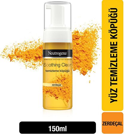 Neutrogena Soothing Clear Yüz Temizleme Köpüğü - Zerdeçal 150 Ml