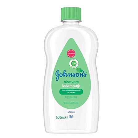 Johnson's Baby Bebek Yağı Aloe Vera 500ml