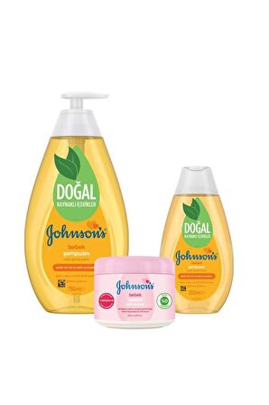 Johnson's Baby Göz Yakmayan Yenidoğan Uyumlu Saç ve Vücut Şampuanı 950 ml + Bebek Vazelini