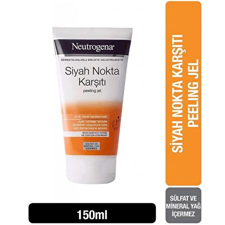 Neutrogena Siyah Nokta Karşıtı Peeling Jel 150 Ml