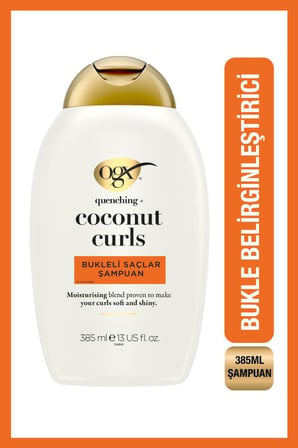 Coconut Curls Bukleli Saçlar İçin Sülfatsız Şampuan 385 ml