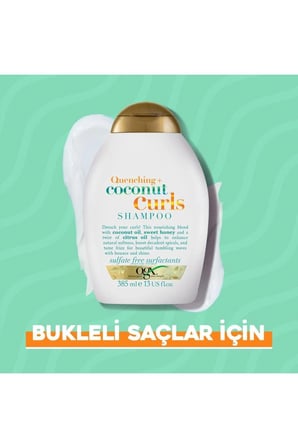 Coconut Curls Bukleli Saçlar İçin Sülfatsız Şampuan 385 ml