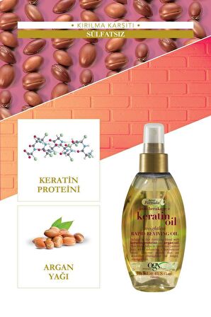 OGX Keratin Oil Karşıtı Bakım Yağı 118 Ml