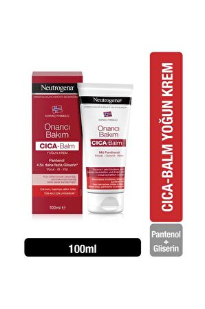 Neutrogena Cica Balm Tüm Cilt Tipleri İçin Su Bazlı Yağsız Onarıcı Yüz Bakım Kremi 100 ml