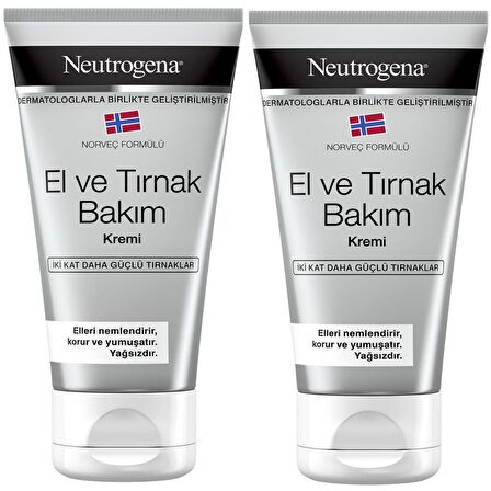 Neutrogena Norveç Formülü El ve Tırnak Bakım Kremi 75 ml 2 ADET