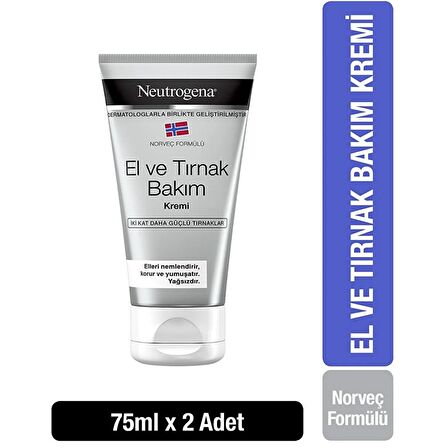 Neutrogena Norveç Formülü El ve Tırnak Bakım Kremi 75 ml 2 ADET