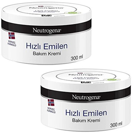 Neutrogena Hızlı Emilen El ve Vücut Bakım Kremi 300 ml + 300 ml