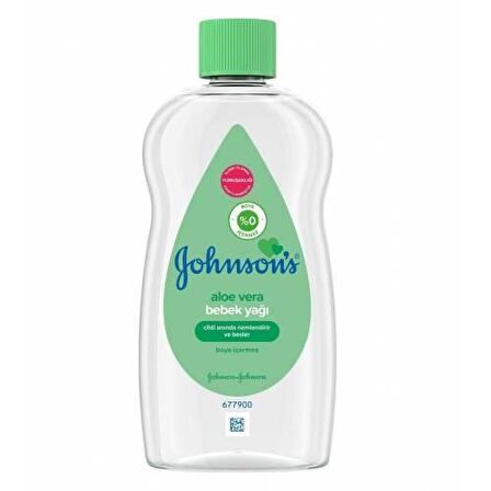 Johnson's Baby Aloe Vera Bebek Yağı 500 ml