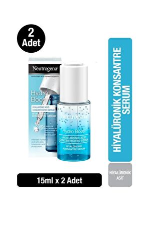 Neutrogena Hydro Boost Yaşlanma Karşıtı Hyalüronik Asit 30 Yaş + Gece-Gündüz Yüz Serumu 2x15 ml 