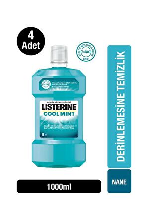 Listerine Coolmint 1000 ml x 4 