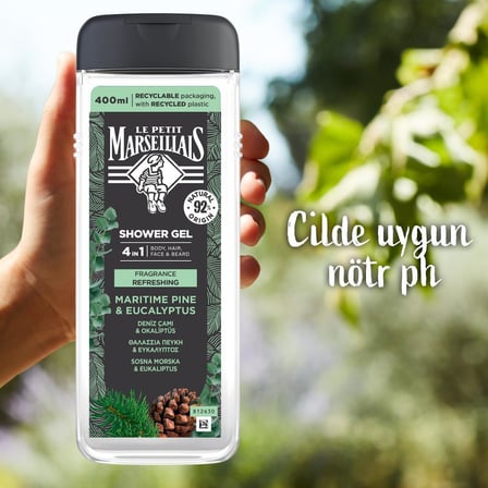 Lpm Men Deniz Çamı Ve Okaliptüs 400ml Duş Jeli X 3 ADET