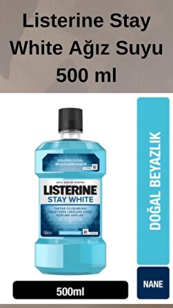 Listerine Stay White 500 Ml Ağız Bakım