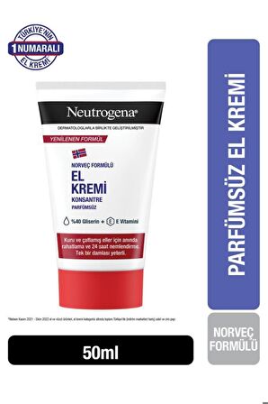 Neutrogena El Kremi Konsantre Parfümsüz 50 Ml x 6 Adet