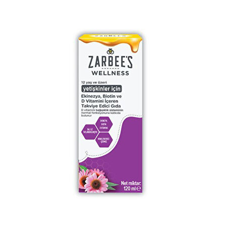Zarbee'S Wellness Ekınezya Bıotın Vıt 120 Ml