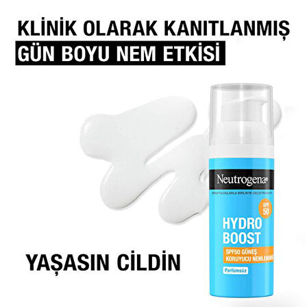 Neutrogena Hydro Boost Spf50 Güneş Koruyucu Nemlendirici 50 ml 