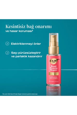 OGX Bond Protein Repair 3 Etkili Yağ 50 ml 