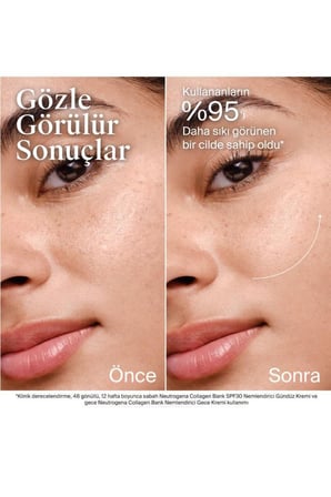 Collagen Bank Anti-Aging 3'lü set - Gündüz, Gece ve Göz Bakımı & Jel Temizleyici Hediyeli