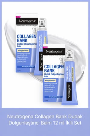 Collagen Bank Dudak Dolgunlaştırıcı Balm 12ml x 2