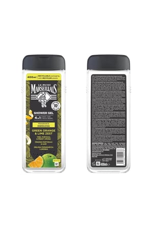 Le Petit Marseillais Men Yeşil Portakal ve Misket Limonu Duş Jeli 400 ml