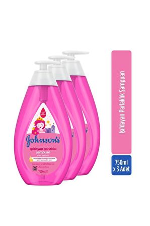 Johnson's Baby Işıldayan Parlaklık Göz Yakmayan Argan Özlü Bebek Şampuanı 3x750 ml