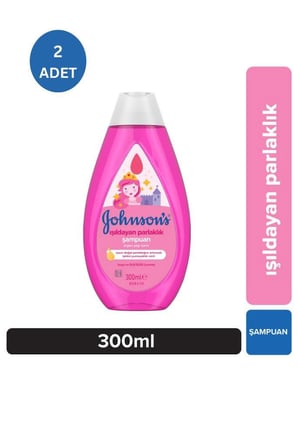 Johnson's Baby Işıldayan Parlaklık Göz Yakmayan Argan Özlü Bebek Şampuanı 2x300 ml