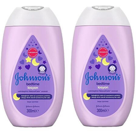 Johnsons Baby Bedtime Bebek Losyonu 300 ml 2 ADET
