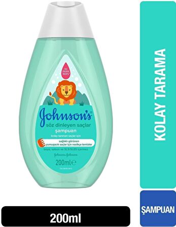 Johnson's Baby Söz Dinleyen Saçlar Göz Yakmayan Çiçek Özlü Bebek Şampuanı 200 ml