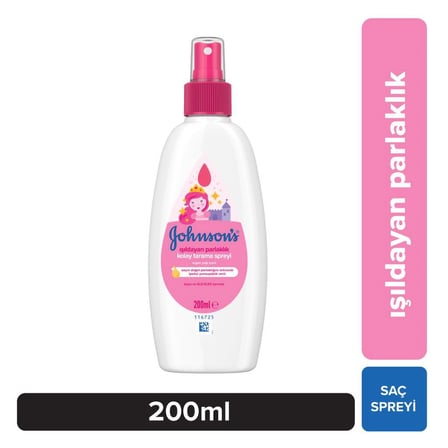 Johnsons Baby Işıldayan Parlaklık Kolay Tarama Spreyi 200 Ml