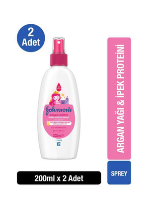 Johnson's Baby Işıldayan Parlaklık Kolay Tarama Spreyi 200ml x2