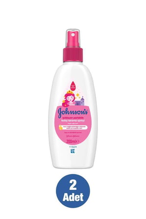 Johnson's Baby Işıldayan Parlaklık Kolay Tarama Spreyi 200ml x2