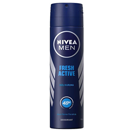 Nivea Men Fresh Active Erkek Sprey Deodorant 150 ML